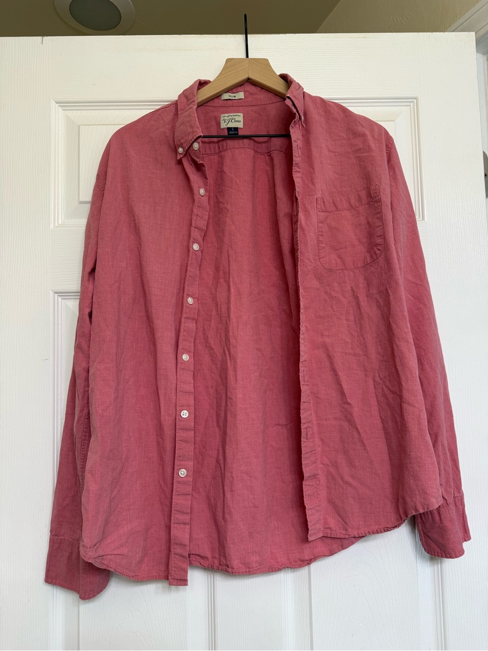 J. Crew Coral Button-Up Shirt